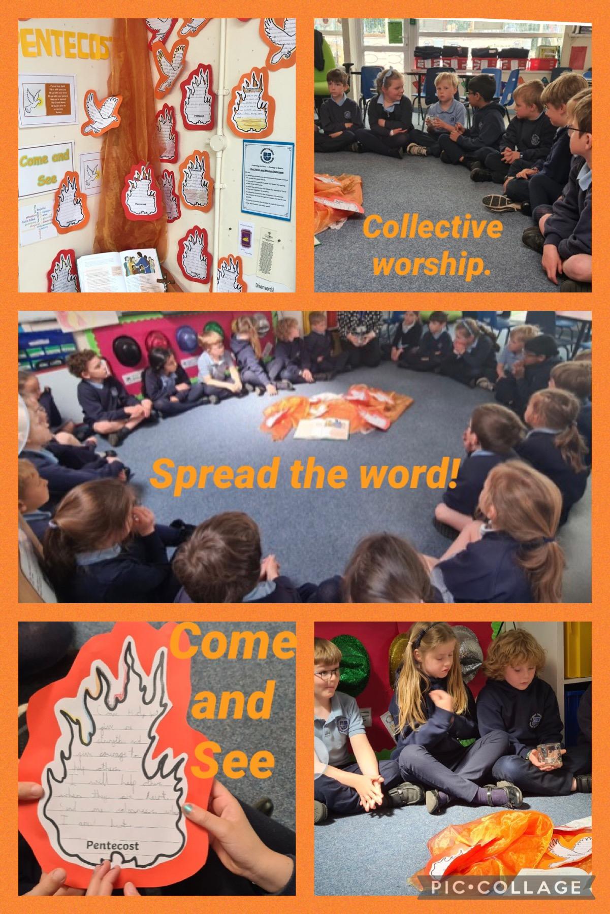 End of topic collective worship. 