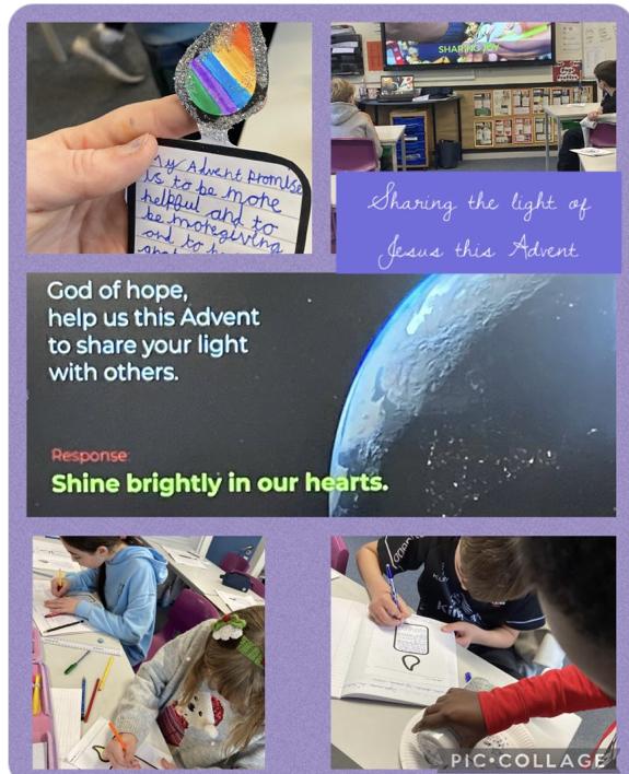 We joined CAFOD's Advent assemly and reflected on our own commitments