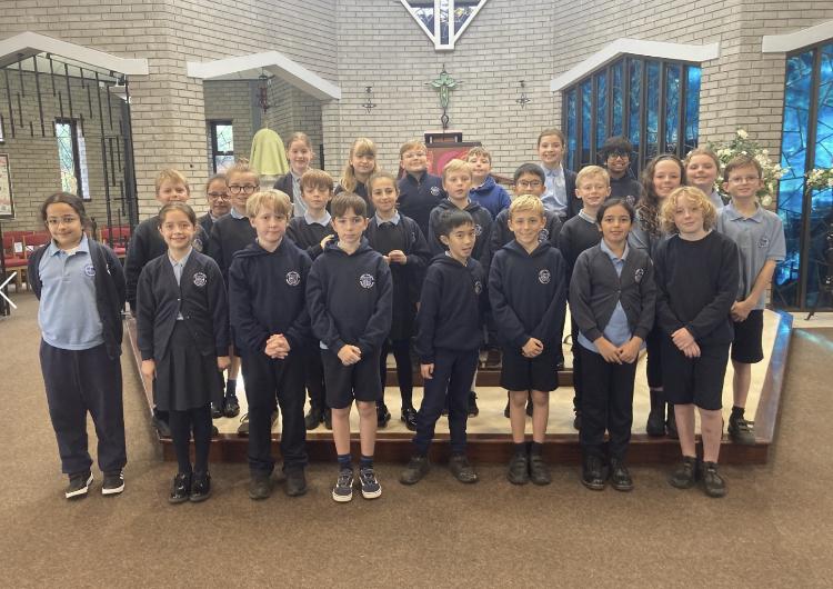 We led a parish Mass to celebrate the month of the Holy Rosary