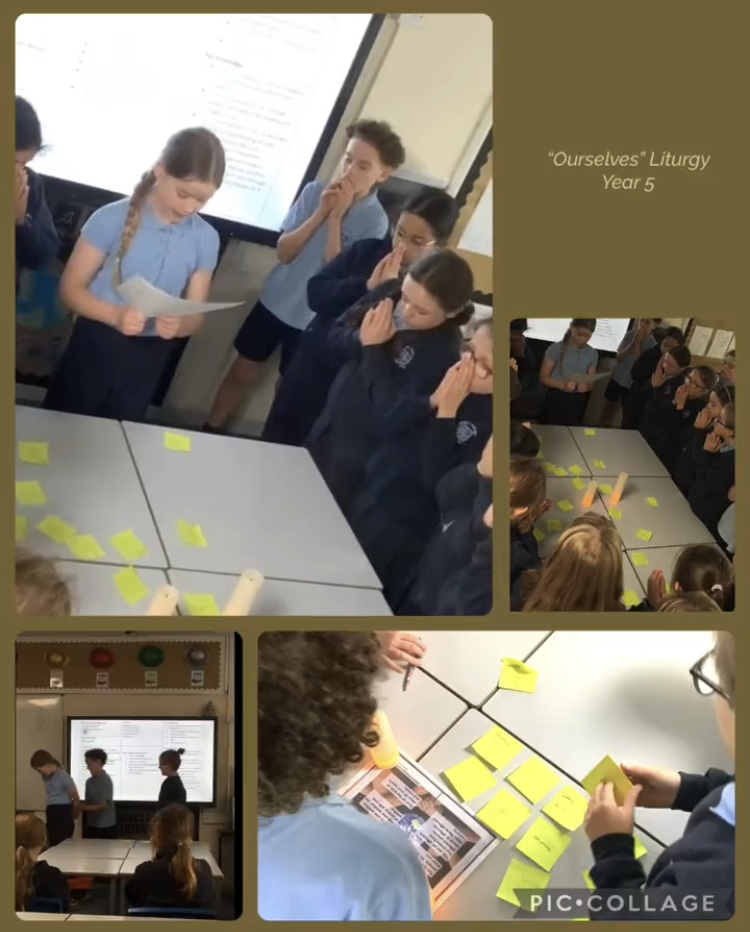 We planned our liturgy in groups