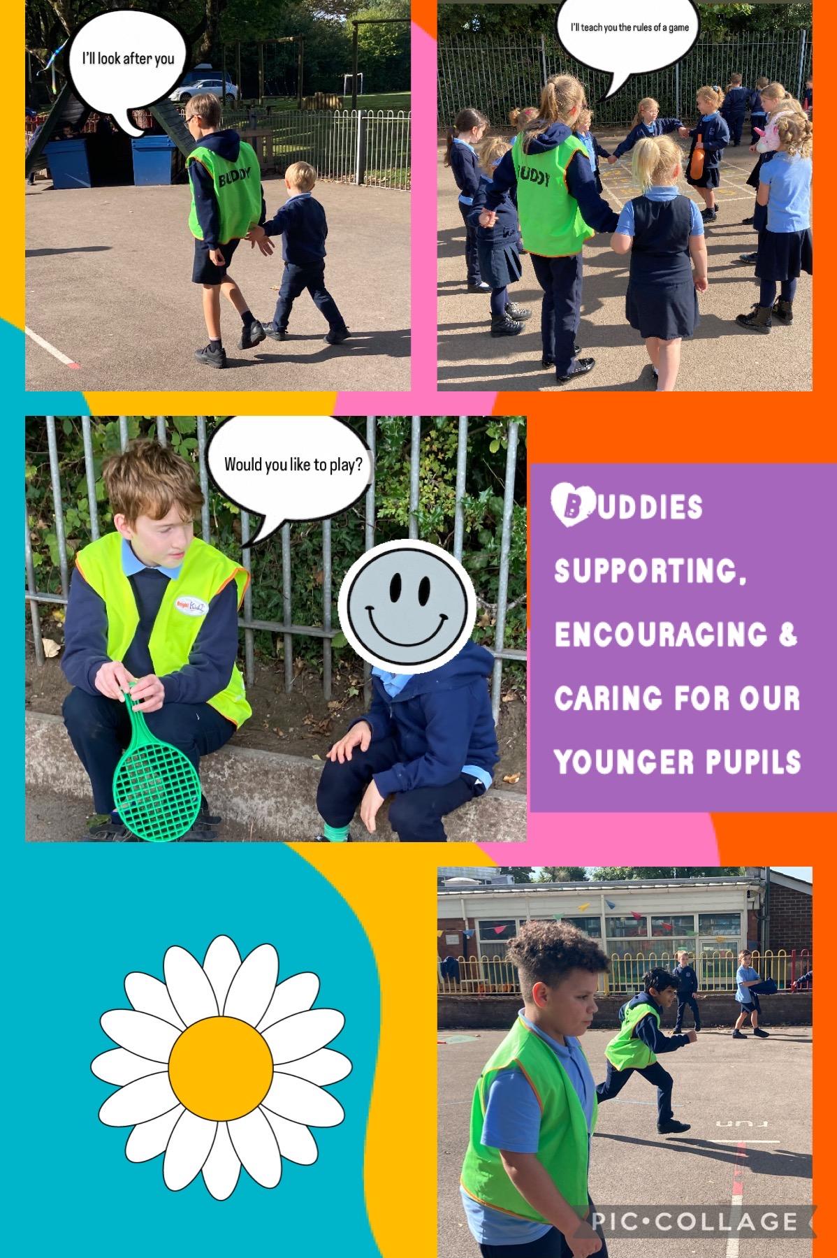 Our Buddies support the health & wellbeing of younger pupils 